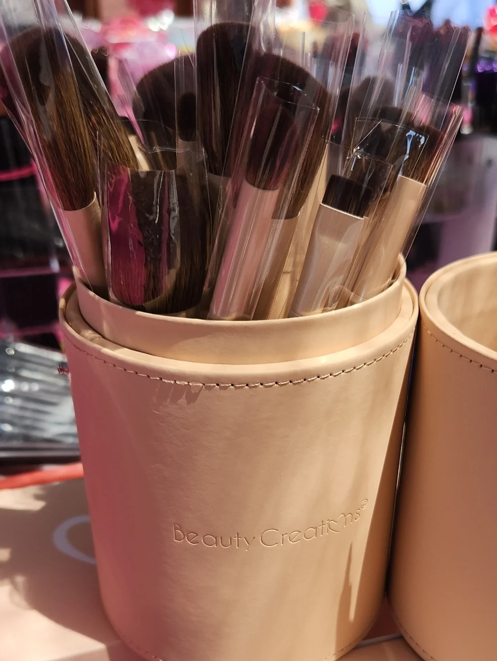 Beauty Creations Nude/Tan Makeup Brush Holder